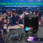 Bluetooth 5.3 AUX Car Adapter for Hi-Fi, SONRU Mini Wireless Audio Receiver [Dual AUX Outputs/16H Playtime] RCA AUX 3.5mm Jack Bluetooth Music Receiver for Home Stereo/Wired Headphones/Speaker