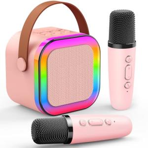 Dislocati Karaoke Machine with 2 Microphones for Kids