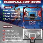 Indoor Mini Basketball Hoop for Kids - Automatic Scoring