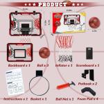 Indoor Mini Basketball Hoop for Kids - Automatic Scoring