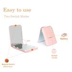 Kintion LED Pocket Makeup Mirror, 1X/3X Magnification