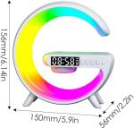 Wireless Speaker Table Lamp with Charging & Alarm