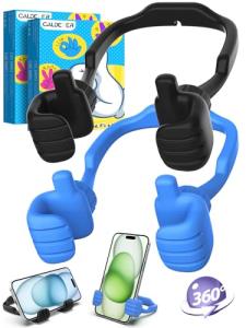 Thumbs Up Lazy Phone Stand 2-Pack - Black & Blue
