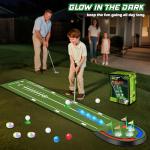 TERRAMUS LED Golf Putting Mat for Kids