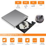 Blu-Ray Burner Writer with USB-C & USB 3.0