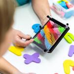Rainbow Pin Art Impression Board for Kids