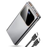 Fast Charging 10000mAh Portable Power Bank with USB-C