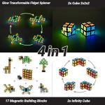 Tosy Glow Fidget Spinner - 4 in 1 Fun