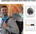 AYhome Memory Foam Travel Neck Pillow