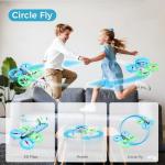 4K Mini Drone for Kids with LED Lights