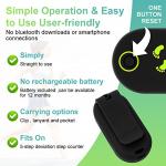 Flintronic Mini 3D Portable Step Tracker with Clip