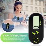 Flintronic Mini 3D Portable Step Tracker with Clip