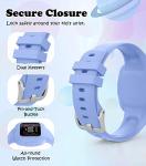 MoKo Kids' 3-Pack Adjustable Fitness Tracker Bands