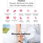 Smart Watch with Fitness Tracker & Heart Monitor