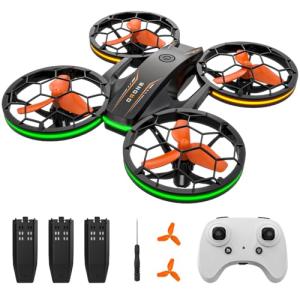 MOOIEPOP Kids Mini Drone with LED Lights