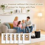 6 Pack Disposable Dust Bags for Eufy L60 and L50