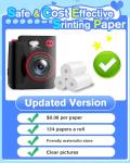 MYSTILUCK Kids Instant Print Camera with Accessories