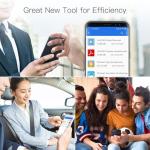 Smart Ceramic Ring Fitness Tracker with Card Holder