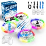 Hand-Controlled 3D Flip Mini Drone with LED Lights