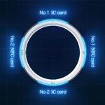 Smart Ceramic Ring Fitness Tracker with Card Holder