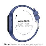 Focwony Kids Waterproof Fitness Tracker Watch - Deep Blue