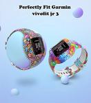 MoKo 3-Pack Adjustable Silicone Bands for Kids Garmin