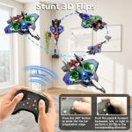 Kids' Foam Drone with LED Lights and 3D Flips