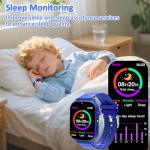 Kids Smart Watch Fitness Tracker with DIY Faces