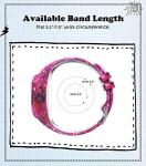 MoKo 3-Pack Adjustable Silicone Bands for Kids Garmin