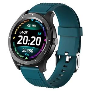 HUYA Fitness Tracker with Heart Rate Monitor Activity Tracker with Pedometer Step Counter Watch and Sleep Sport Bluetooth Monitor Calorie Counter Watch,Green