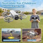Jiakora Mini Drone with Camera for Kids 8-14, Beginner RC Drone Indoor with Propeller Protection, Altitude Hold, Throw to Go, 3D Flip, Gravity Induction, RC Quadcopter Plane Toys Gift for Boys & Girls