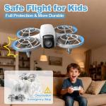 Jiakora Mini Drone with Camera for Kids 8-14, Beginner RC Drone Indoor with Propeller Protection, Altitude Hold, Throw to Go, 3D Flip, Gravity Induction, RC Quadcopter Plane Toys Gift for Boys & Girls