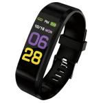 kcrnw Fitness Tracker Smart Activity Watch with Sleep Monitor Heart Rate Blood Pressure Step Calorie Counter Sports Mode IP67 Waterproof Smartwatch for Android iOS Kids Women Men (Black)
