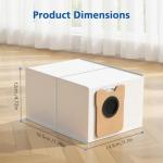 16 Pack Omni C20 Dust Bag Compatible with Eufy Omni C20/C10 Robot Vacuum Cleaner, 3.2L Omni C10 Dust Bag with 3 Stages Filtration Replacement Bag