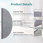 VIEWALL4 Pack Wipes for Roborock Q10 S5/Q10 S5+ Robot Vacuum Cleaner, Microfibre, Soft, Washable and Reusable, Replacement Mop