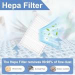 Jegehoyo Accessories Kit for Tapo RV30 Max Plus/Tapo RV30 Max/Tapo RV20 Max Plus/Tapo RV20 Max Robot Vacuum Replacement Parts