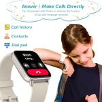 KALINCO Kids Smart Watch, IP68 Waterproof Swimming Smartwatch, 1.8'' Fitness Activity Tracker Watch with 100 Sports Modes, Make Call/Answer, HR & Sleep Monitor, Alarm for 7+ Boys Girls Teens