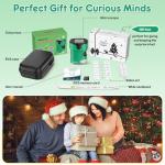 1000X Handheld Digital Microscope for Kids - 4K 2.0" Screen, Rechargeable Mini Labster Portable Pocket Scope, Includes Slides Kit - Science Gadget Edu Gift for Children Ages 4-12 (Green)