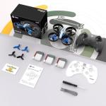 Holy Stone HS210 Mini Drone for Kids and Beginners RC Nano Quadcopter Indoor Small Helicopter Plane with Auto Hovering, 3D Flip, Headless Mode and 3 Batteries, Great Gift Toy for Boys and Girls, Blue