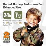 Kids’ Rechargeable Walkie Talkies – 2 Pack