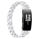 Silver Bling Rhinestone Metal Band for Inspire Fitness Tracker