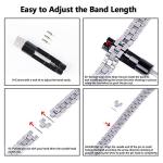 Silver Bling Rhinestone Metal Band for Inspire Fitness Tracker