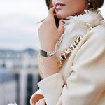 Silver Bling Rhinestone Metal Band for Inspire Fitness Tracker