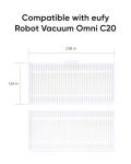 eufy Robot Vacuum Omni C20 Filter Set, 2-Pack