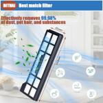 5-Pack Replacement Filters for Eufy X10 Pro Vacuum