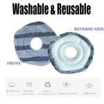 Reusable Mop Pads for Eufy Robot Vacuums - 6 Pack