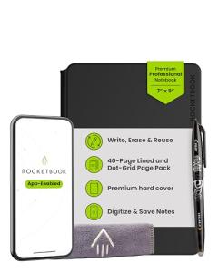 ROCKETBOOK PRO 2.0 - Reusable Digital Notebook