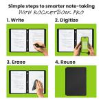 ROCKETBOOK PRO 2.0 - Reusable Digital Notebook