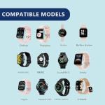 Magnetic Smart Watch Charger - 2 Pack USB Cables