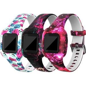 Floral Silicone Straps for Garmin Vivofit jr.3